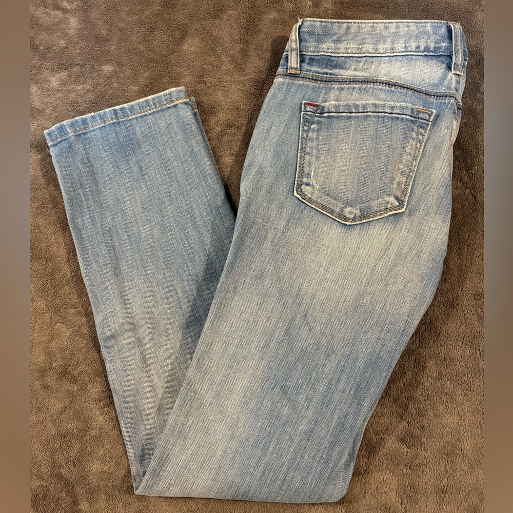 🩵LOFT • Modern Slim lightly distressed jeans • 27/4P • GUC - Picture 5 of 10